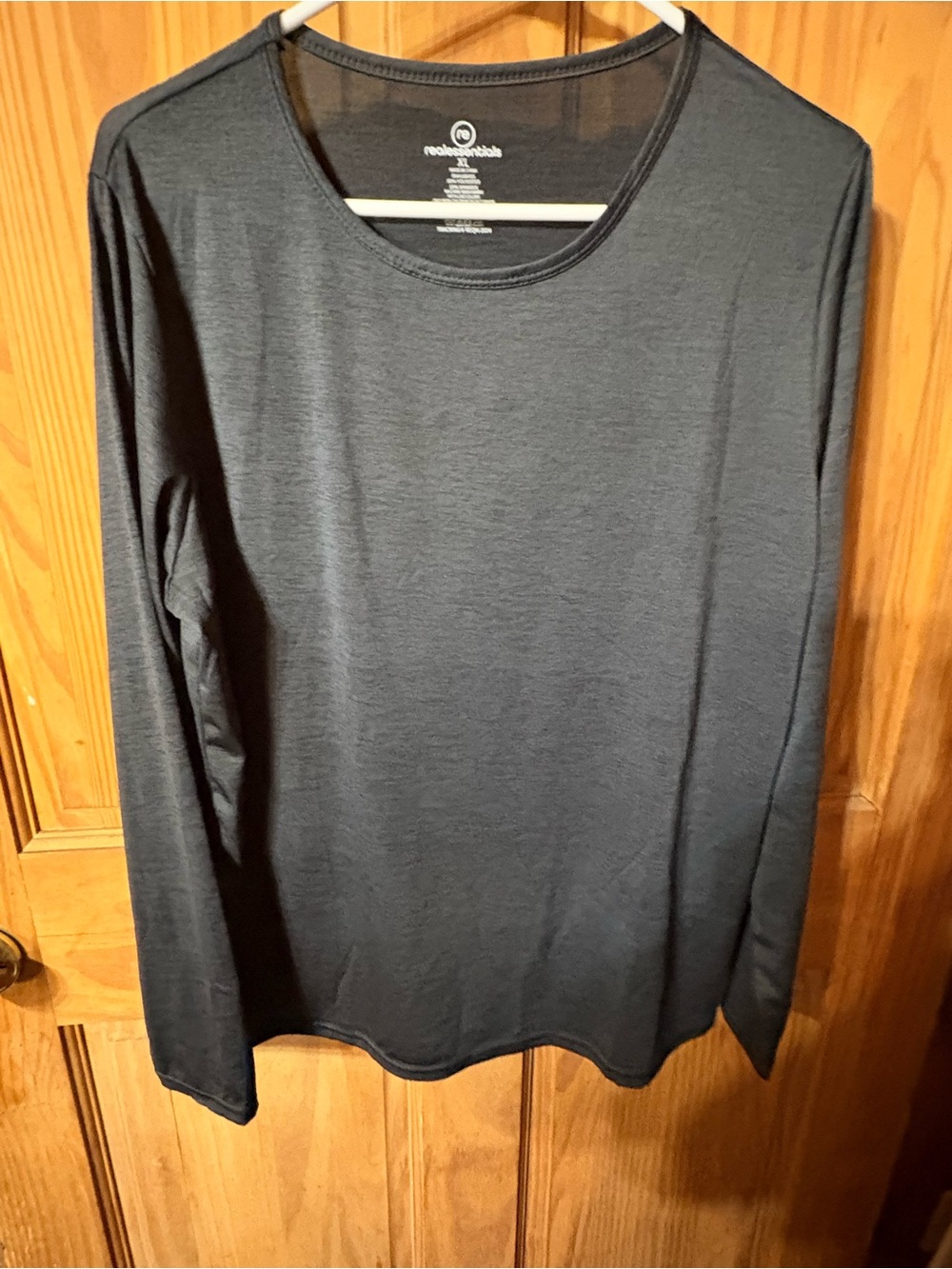 Renew Active Women's Long Sleeve Crew Tee - Charcoal